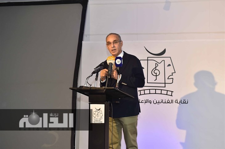 كلمة ممثل وزير الاعلام  د. محمد الجسار 